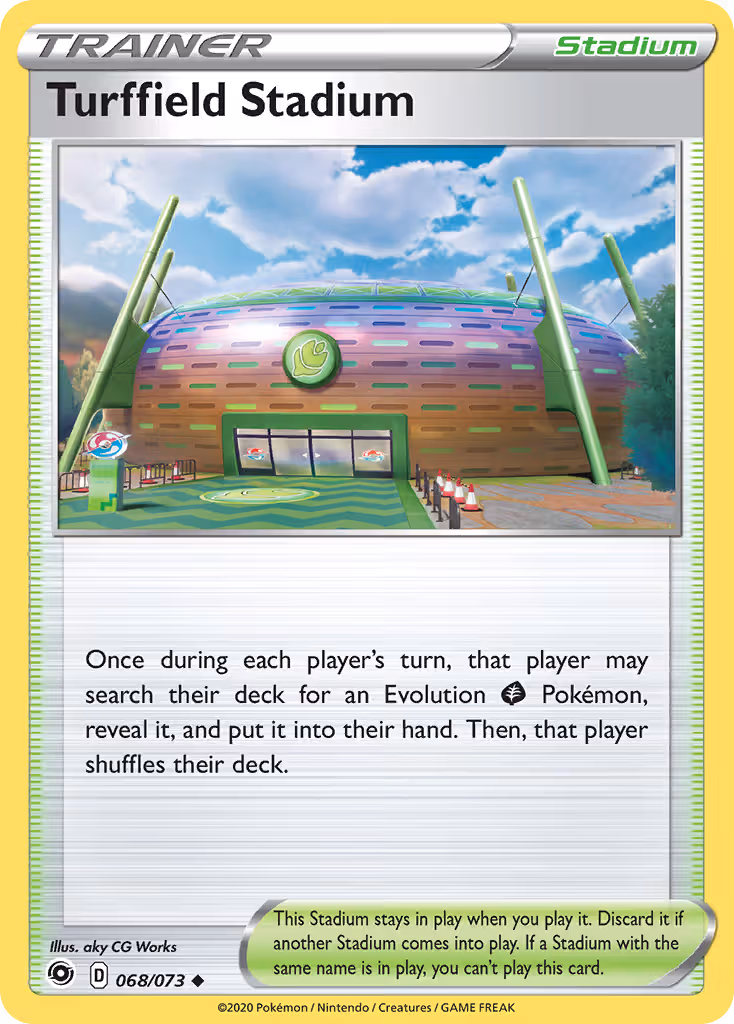 Turffield Stadium 68/73 Pokemon card