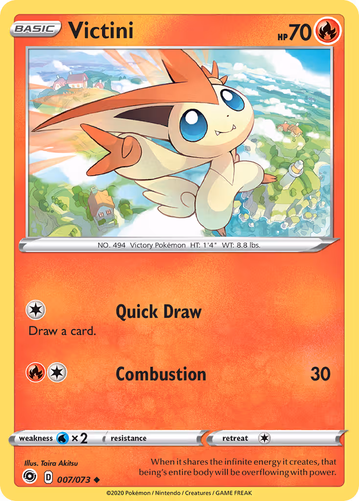 Victini 7/73 Pokemon card