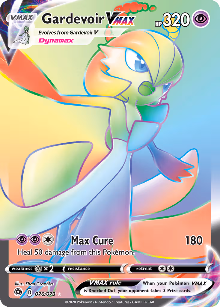 Gardevoir VMAX 76/73 Pokemon card