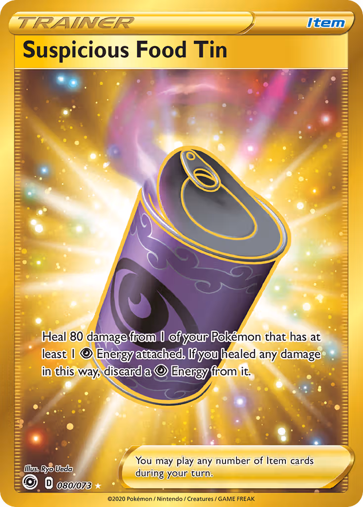 Suspicious Food Tin 80/73 Pokemon card