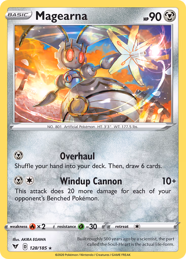 Magearna 128/185 Pokemon card