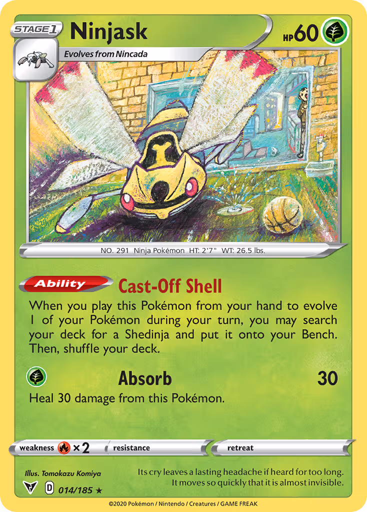 Ninjask 14/185 Pokemon card