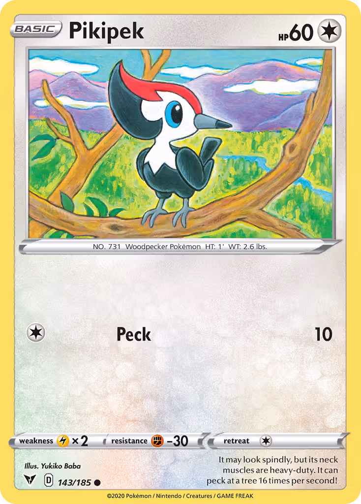 Pikipek 143/185 Pokemon card