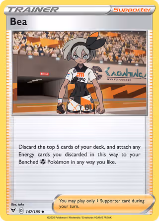 Bea 147/185 Pokemon card
