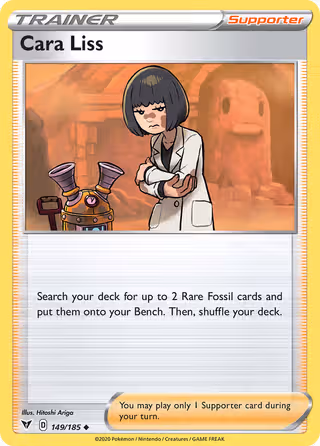 Cara Liss 149/185 Pokemon card