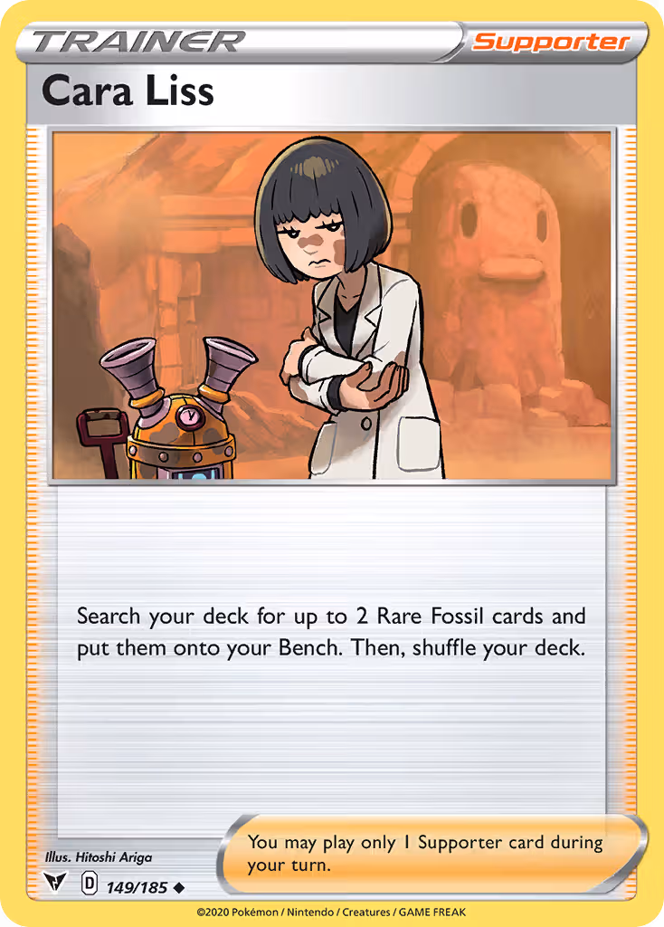 Cara Liss 149/185 Pokemon card