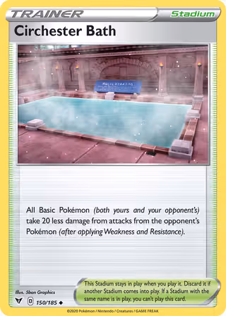 Circhester Bath 150/185 Pokemon card