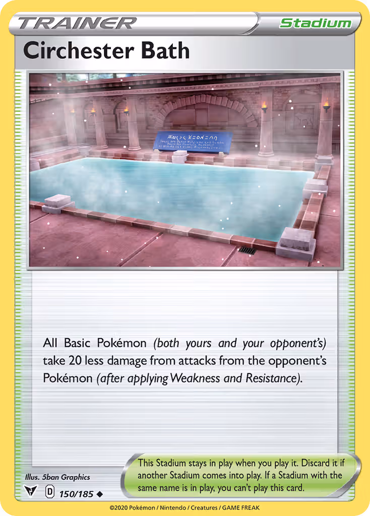 Circhester Bath 150/185 Pokemon card