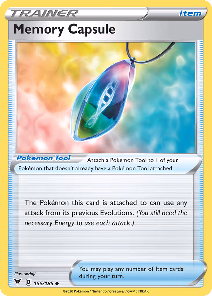Memory Capsule 155/185 Pokemon card