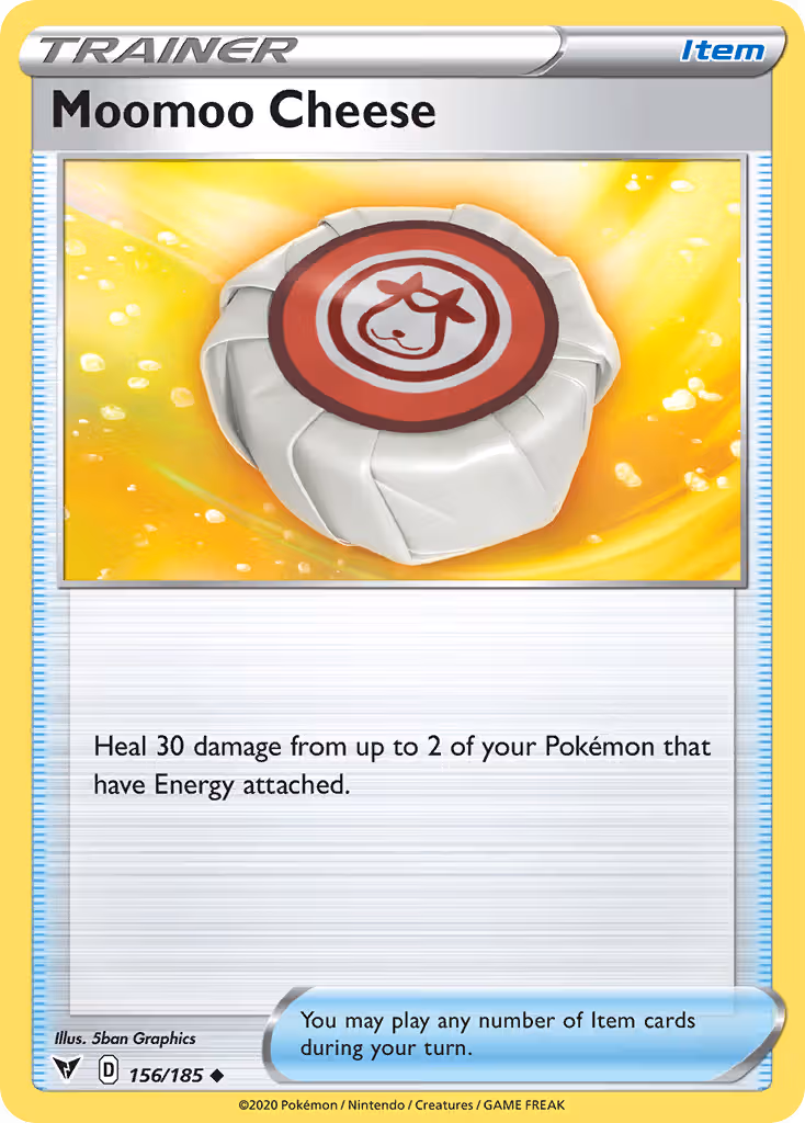 Moomoo Cheese 156/185 Pokemon card