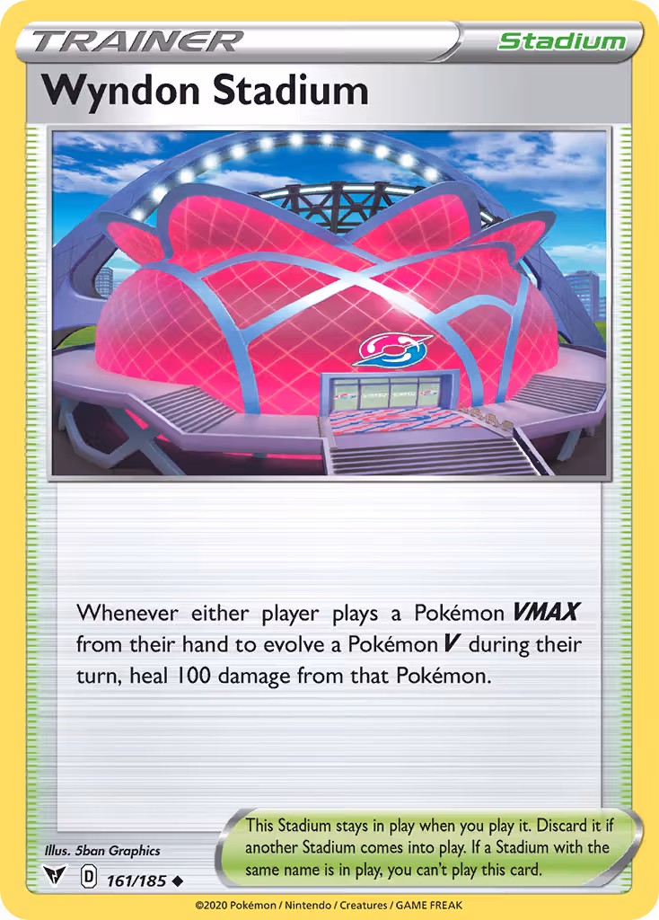 Wyndon Stadium 161/185 Pokemon card