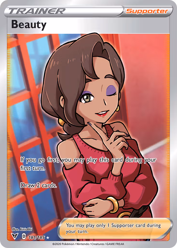 Beauty 181/185 Pokemon card