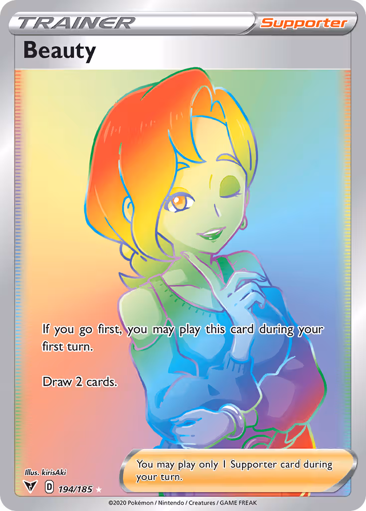 Beauty 194/185 Pokemon card