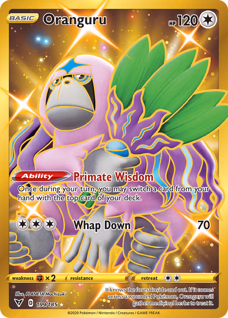 Oranguru 199/185 Pokemon card
