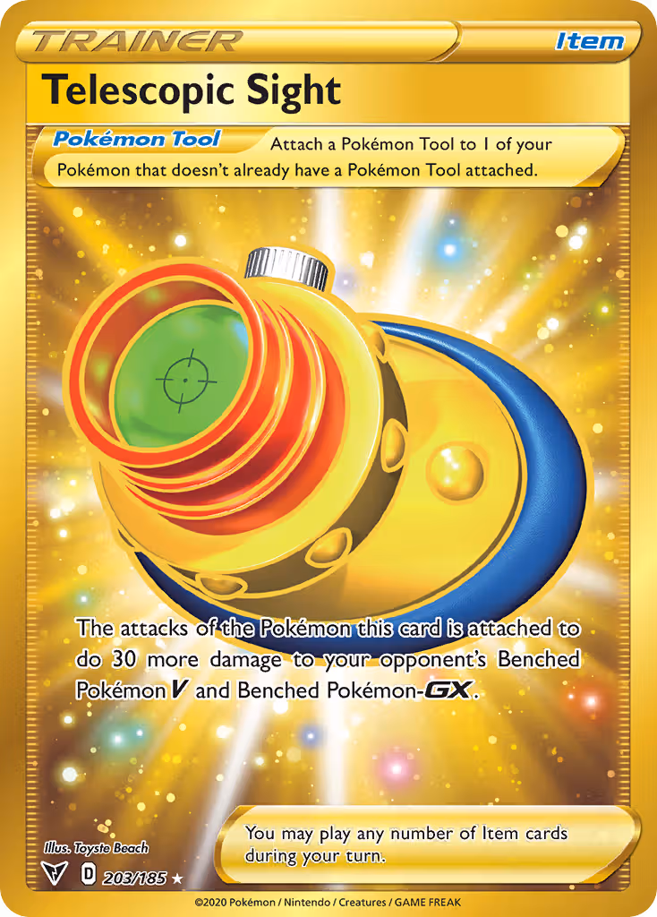 Telescopic Sight 203/185 Pokemon card
