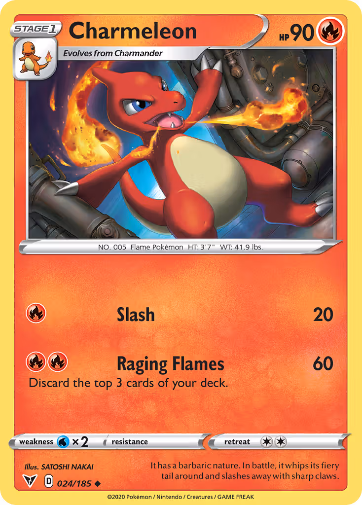 Charmeleon 24/185 Pokemon card