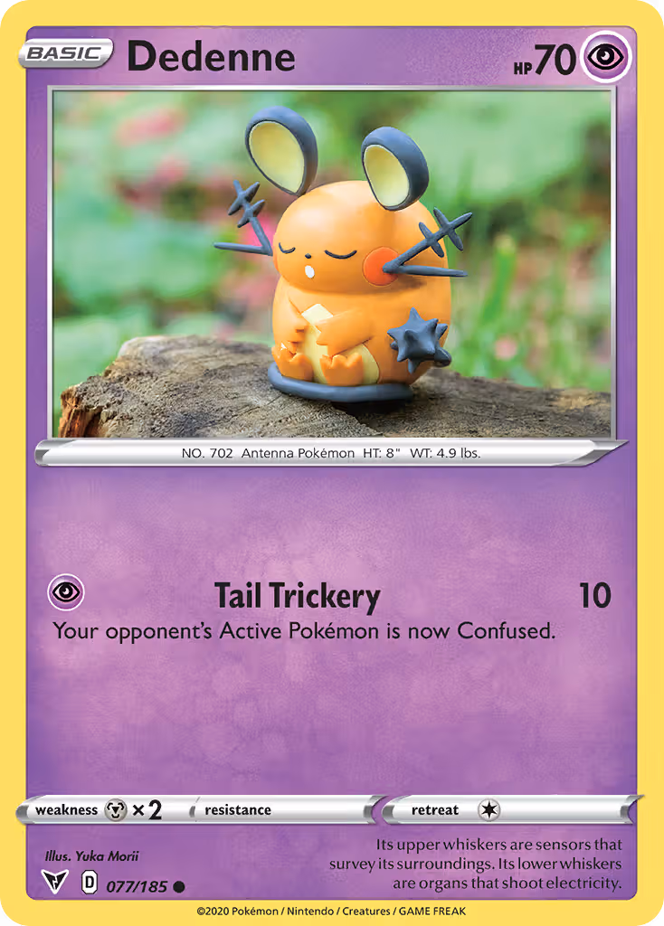 Dedenne 77/185 Pokemon card