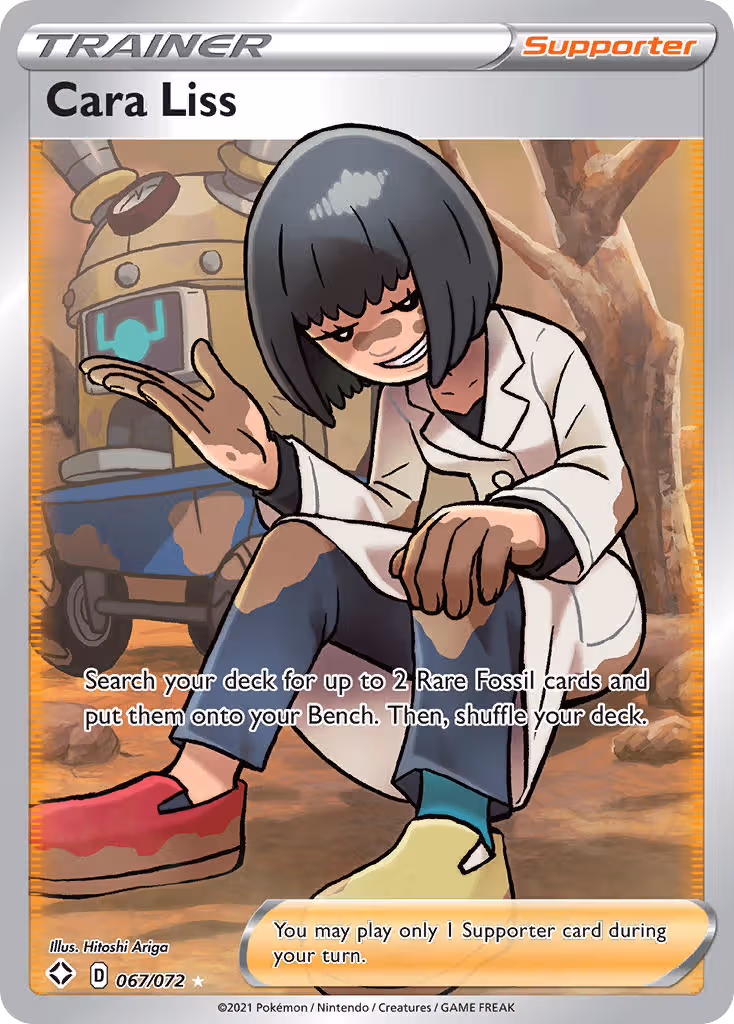 Cara Liss 67/72 Pokemon card
