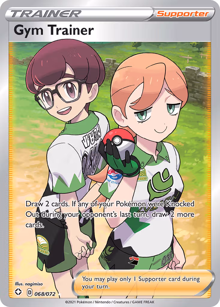 Gym Trainer 68/72 Pokemon card