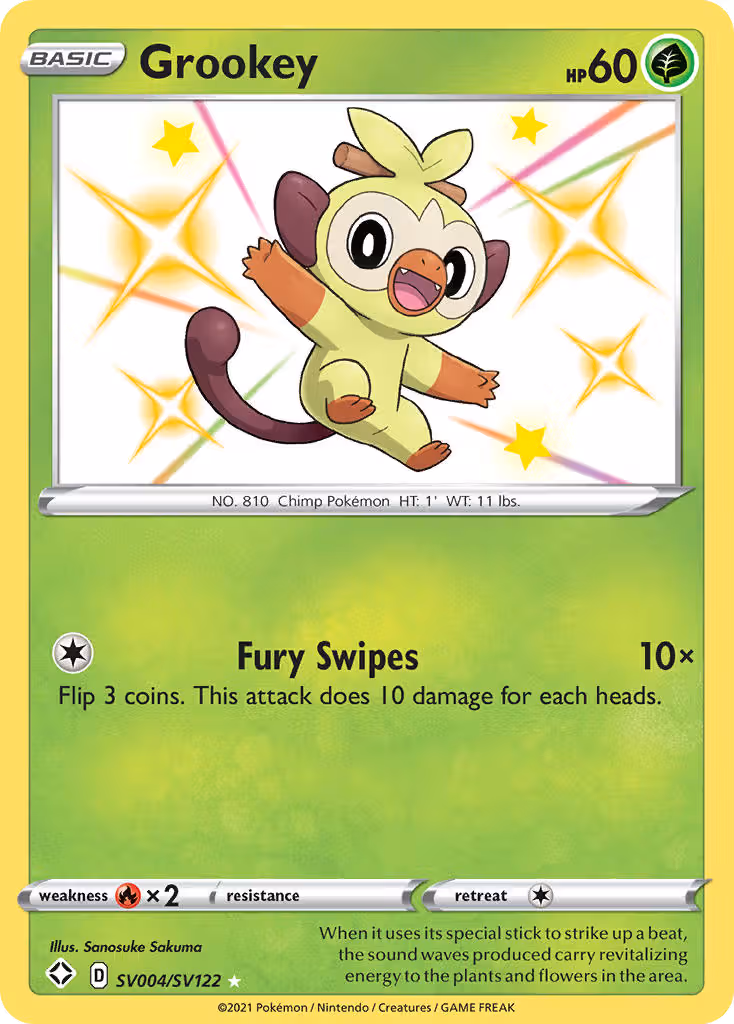 Grookey SV004 Pokemon card