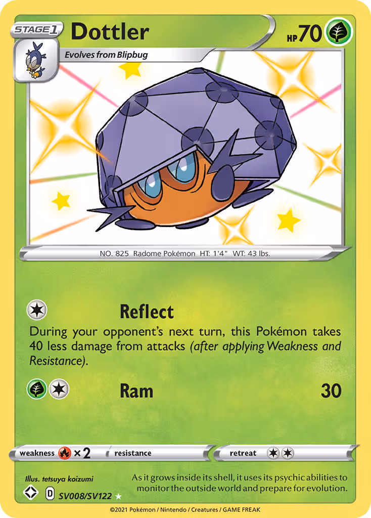 Dottler SV008 Pokemon card