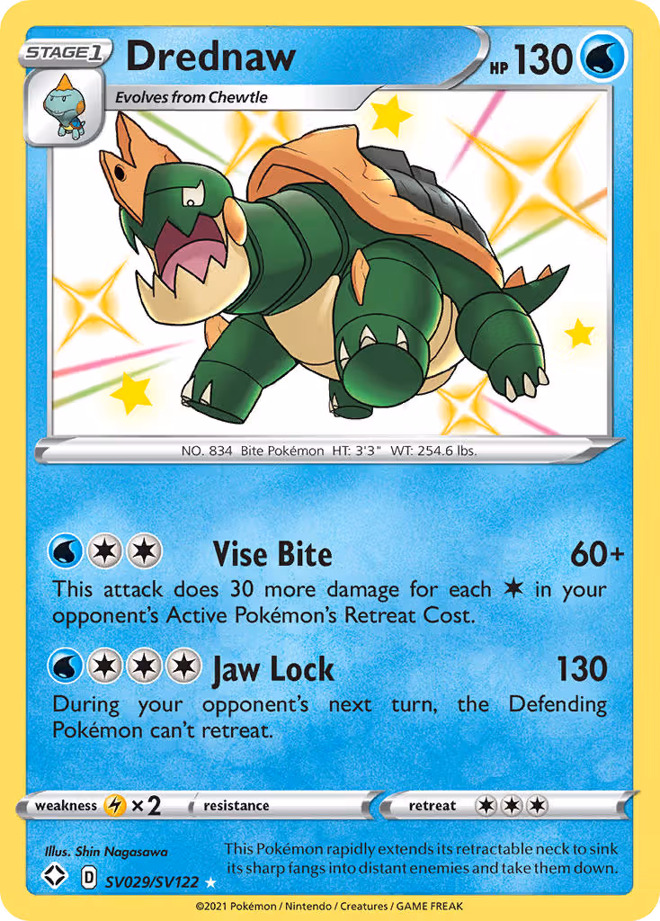 Drednaw SV029 Pokemon card