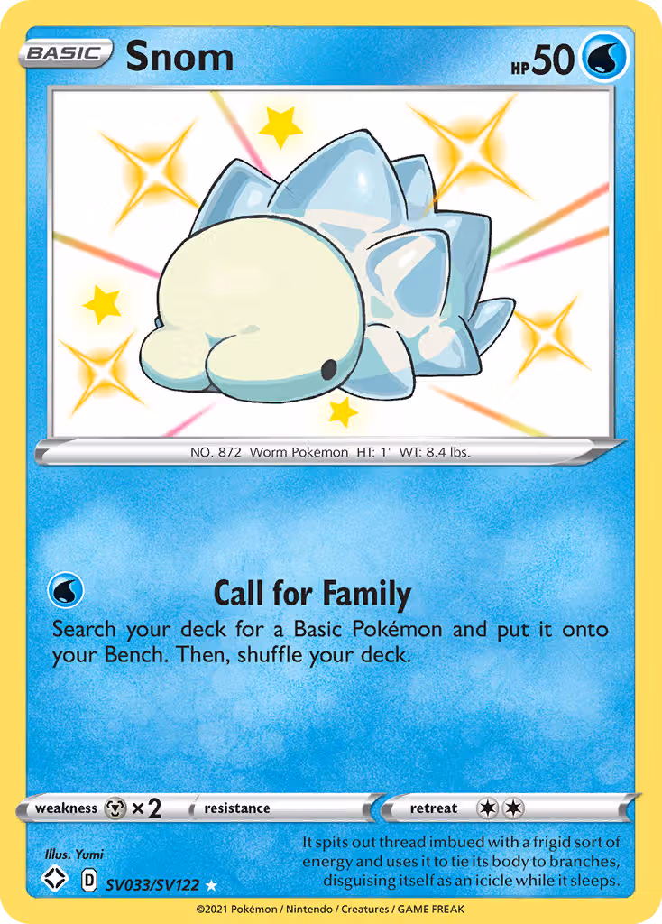 Snom SV033 Pokemon card