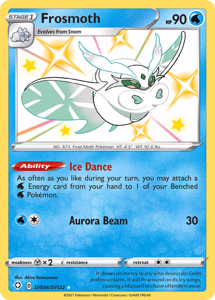 Frosmoth SV034 Pokemon card