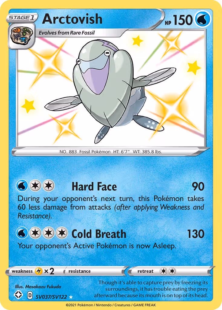 Arctovish SV037 Pokemon card
