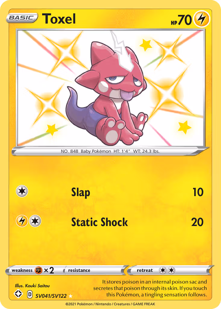 Toxel SV041 Pokemon card