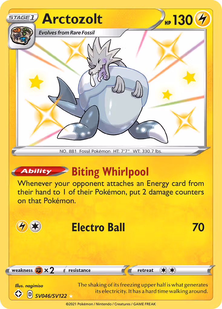 Arctozolt SV046 Pokemon card