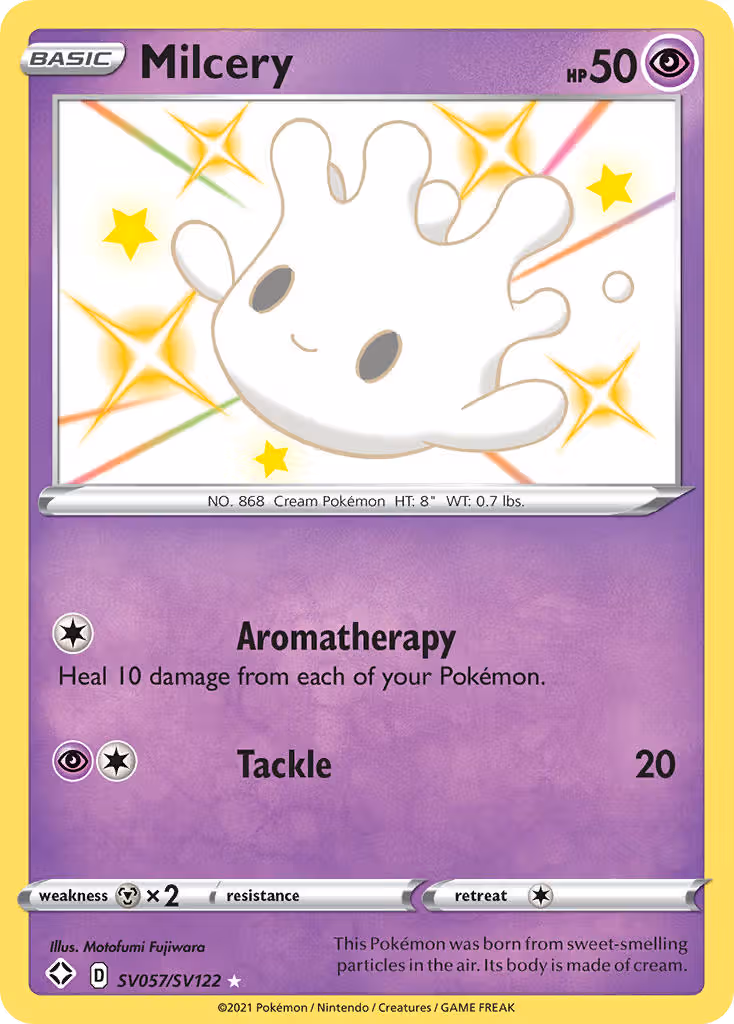 Milcery SV057 Pokemon card