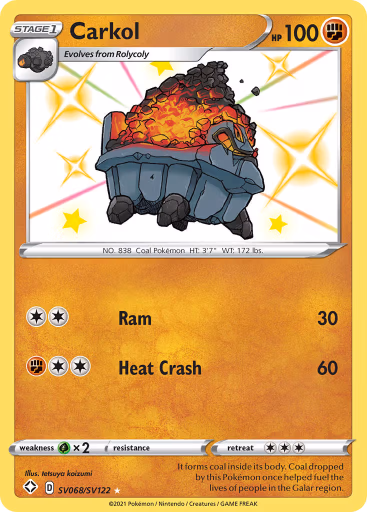 Carkol SV068 Pokemon card