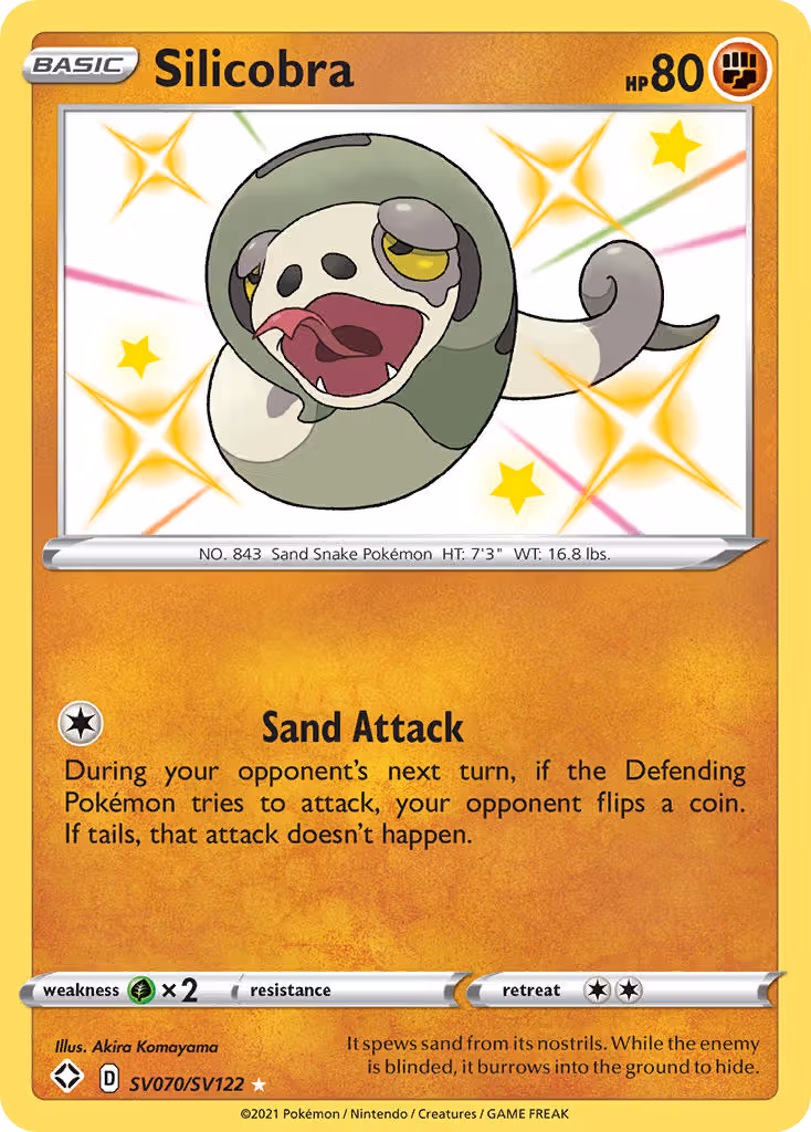 Silicobra SV070 Pokemon card
