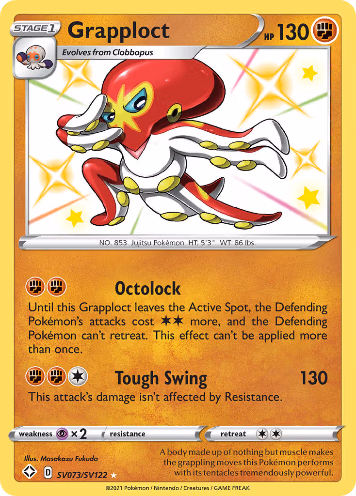 Grapploct SV073 Pokemon card