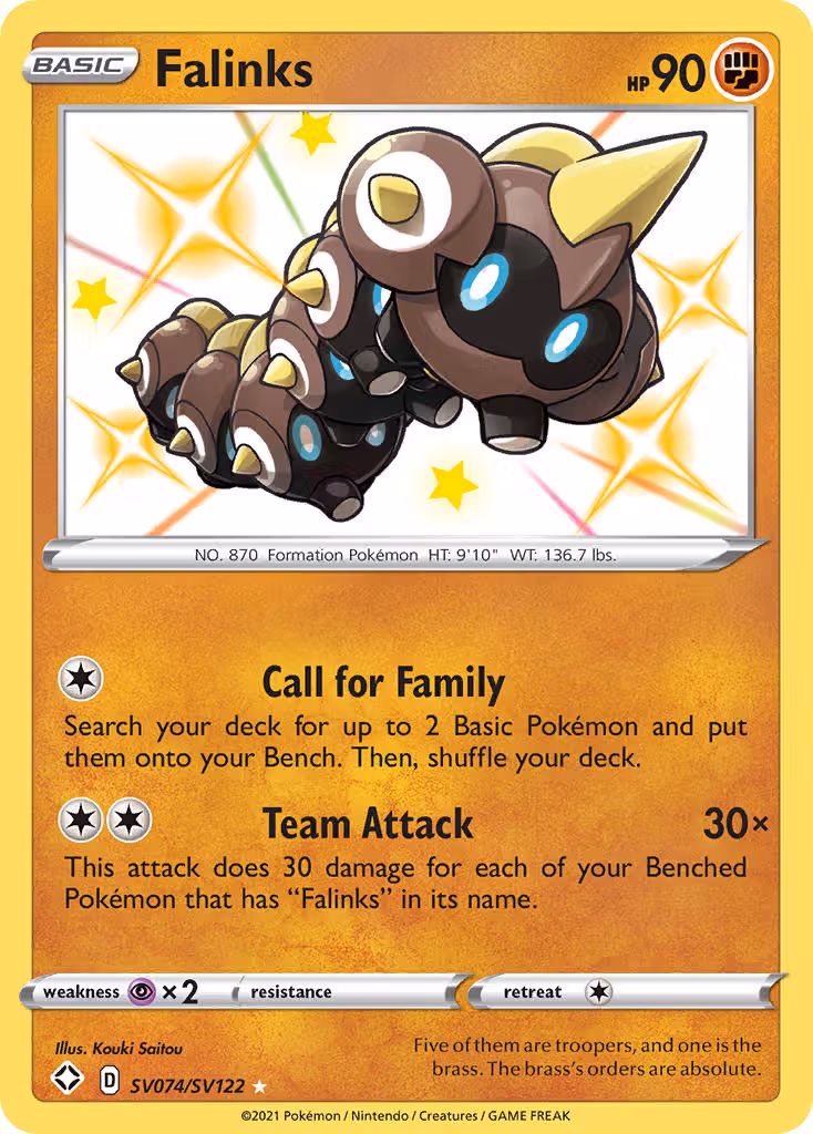 Falinks SV074 Pokemon card