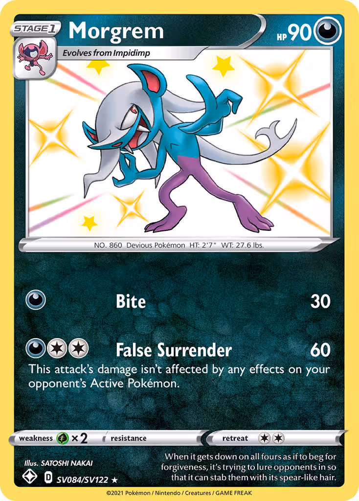 Morgrem SV084 Pokemon card