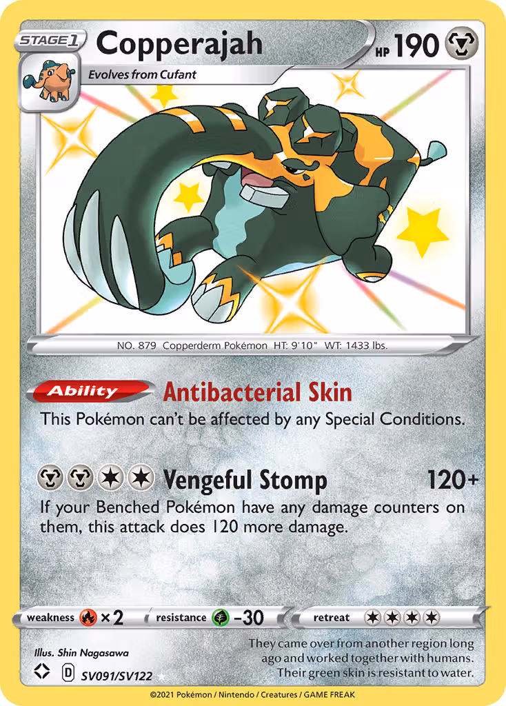 Copperajah SV091 Pokemon card