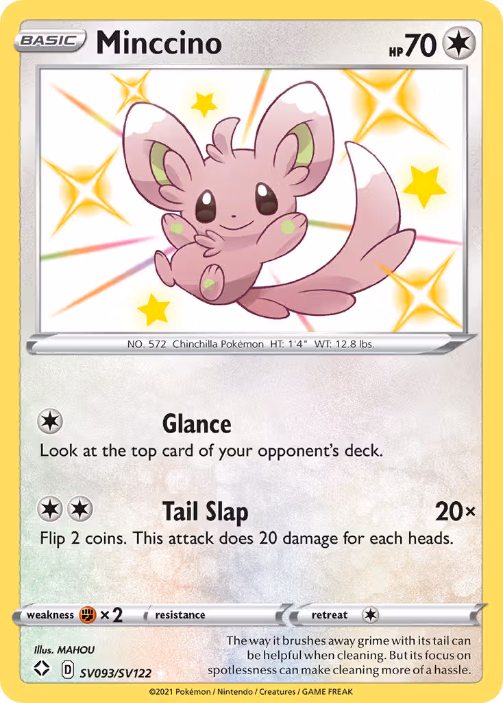 Minccino SV093 Pokemon card