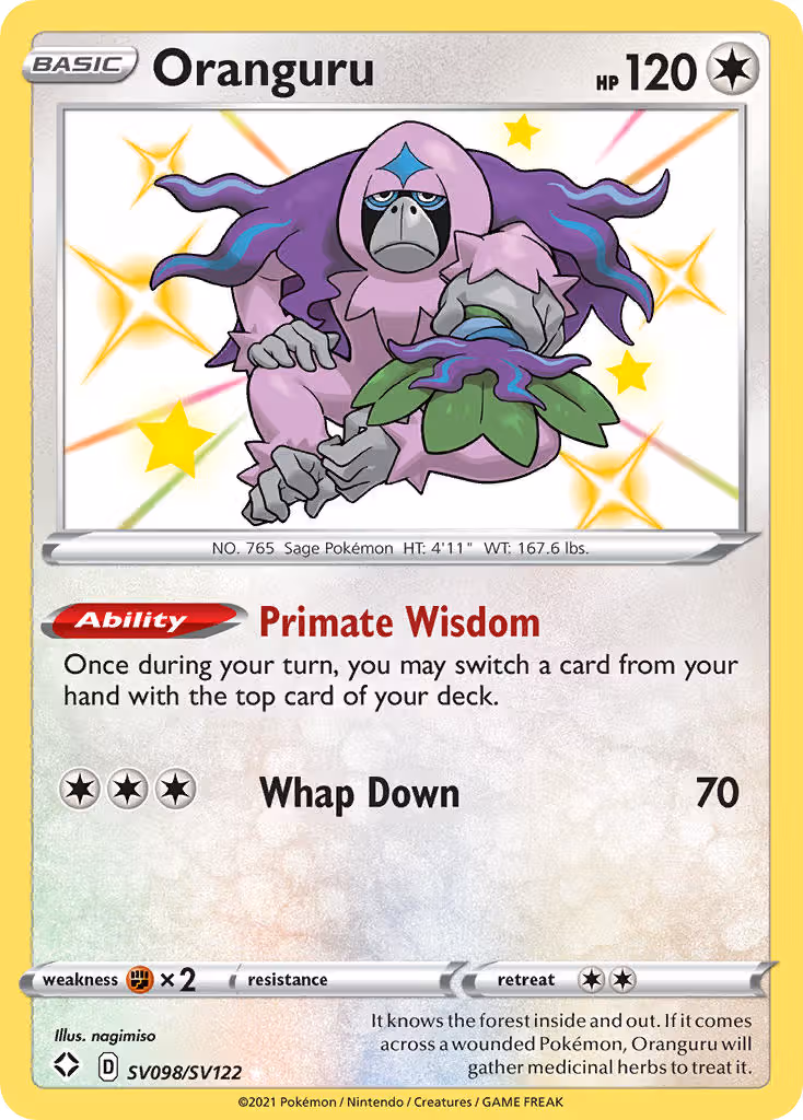 Oranguru SV098 Pokemon card