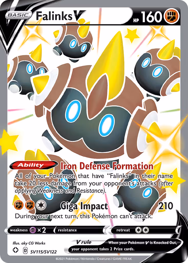 Falinks V SV115 Pokemon card