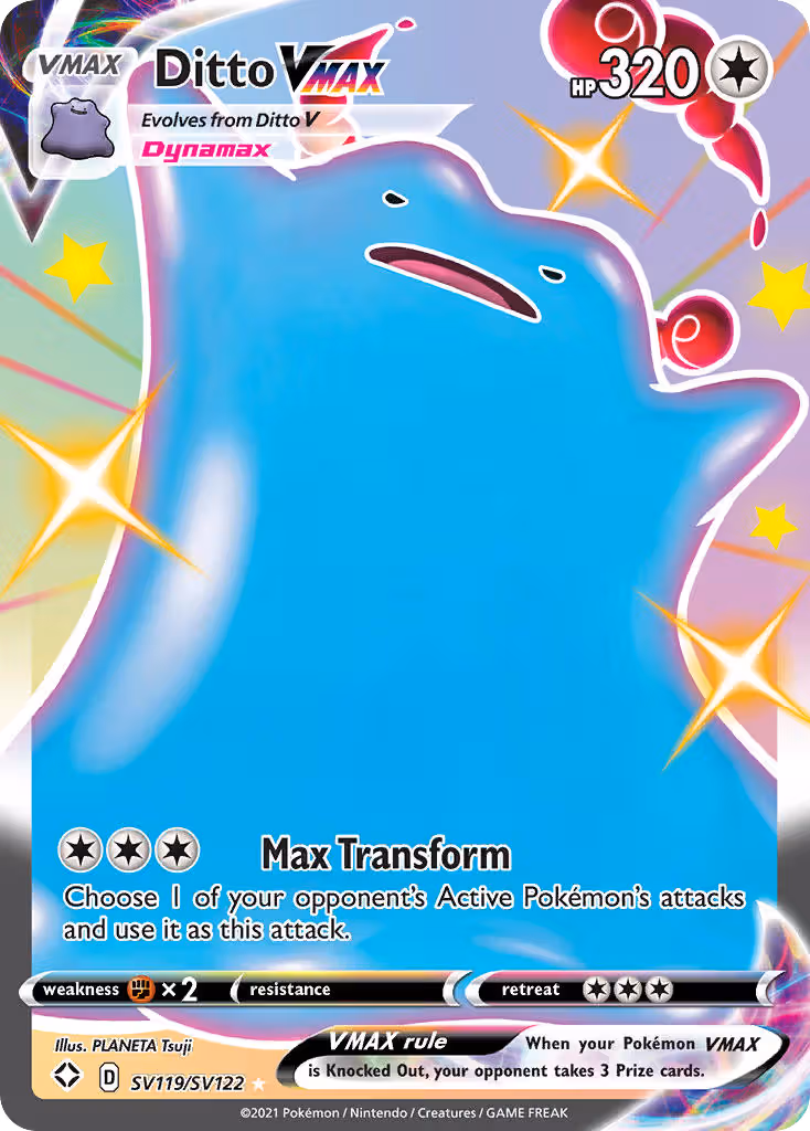 Ditto VMAX SV119 Pokemon card
