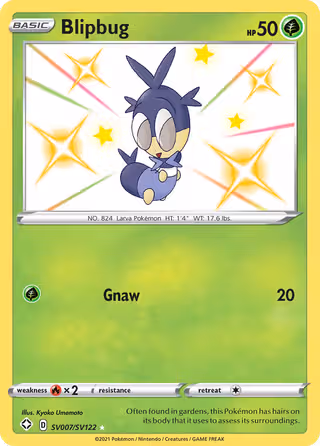 Blipbug SV007 Pokemon card