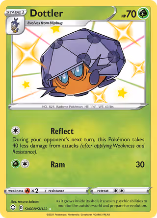 Dottler SV008 Pokemon card