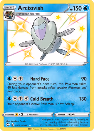 Arctovish SV037 Pokemon card