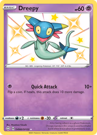 Dreepy SV060 Pokemon card