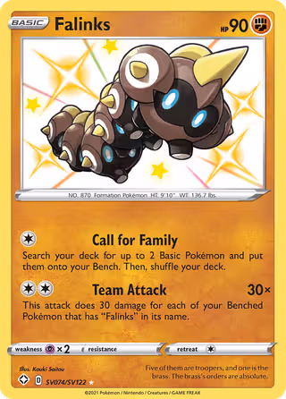 Falinks SV074 Pokemon card