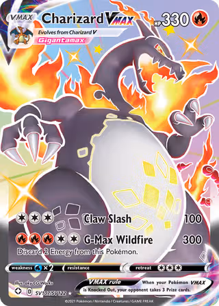 Charizard VMAX SV107 Pokemon card