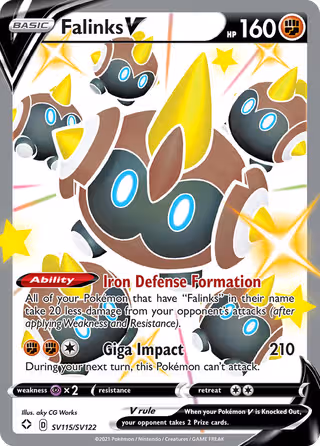 Falinks V SV115 Pokemon card