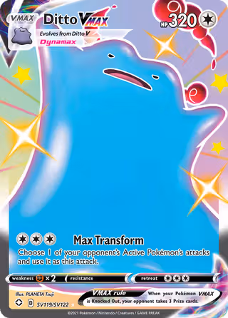 Ditto VMAX SV119 Pokemon card